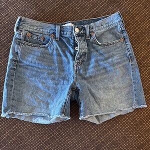 Madewell denim shorts, size 28